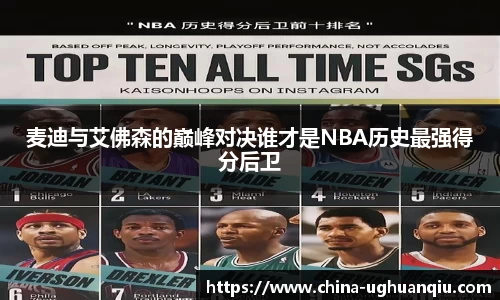 麦迪与艾佛森的巅峰对决谁才是NBA历史最强得分后卫